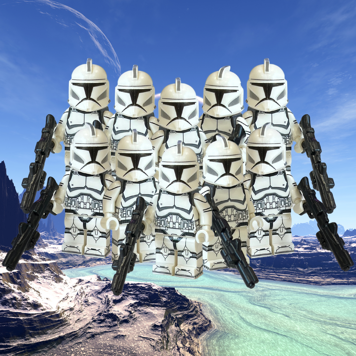 Star Wars Phase 1 Clone Trooper V2 Minifigure Battle Pack