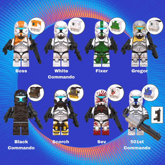 Star Wars Commando Clone Trooper Minifigure Battle Pack
