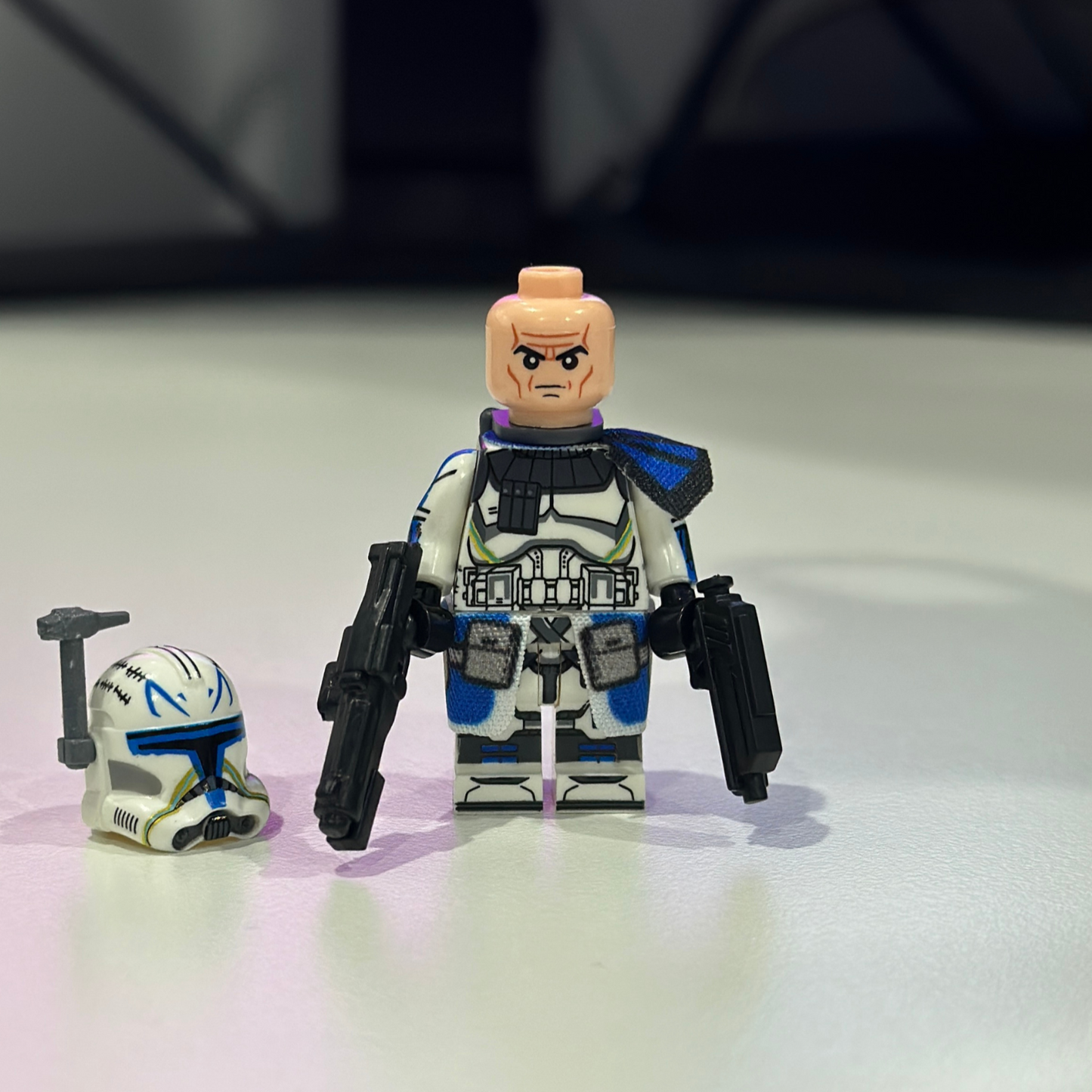 Star Wars Captain Rex Clone Trooper Minifigure - 501st Legion