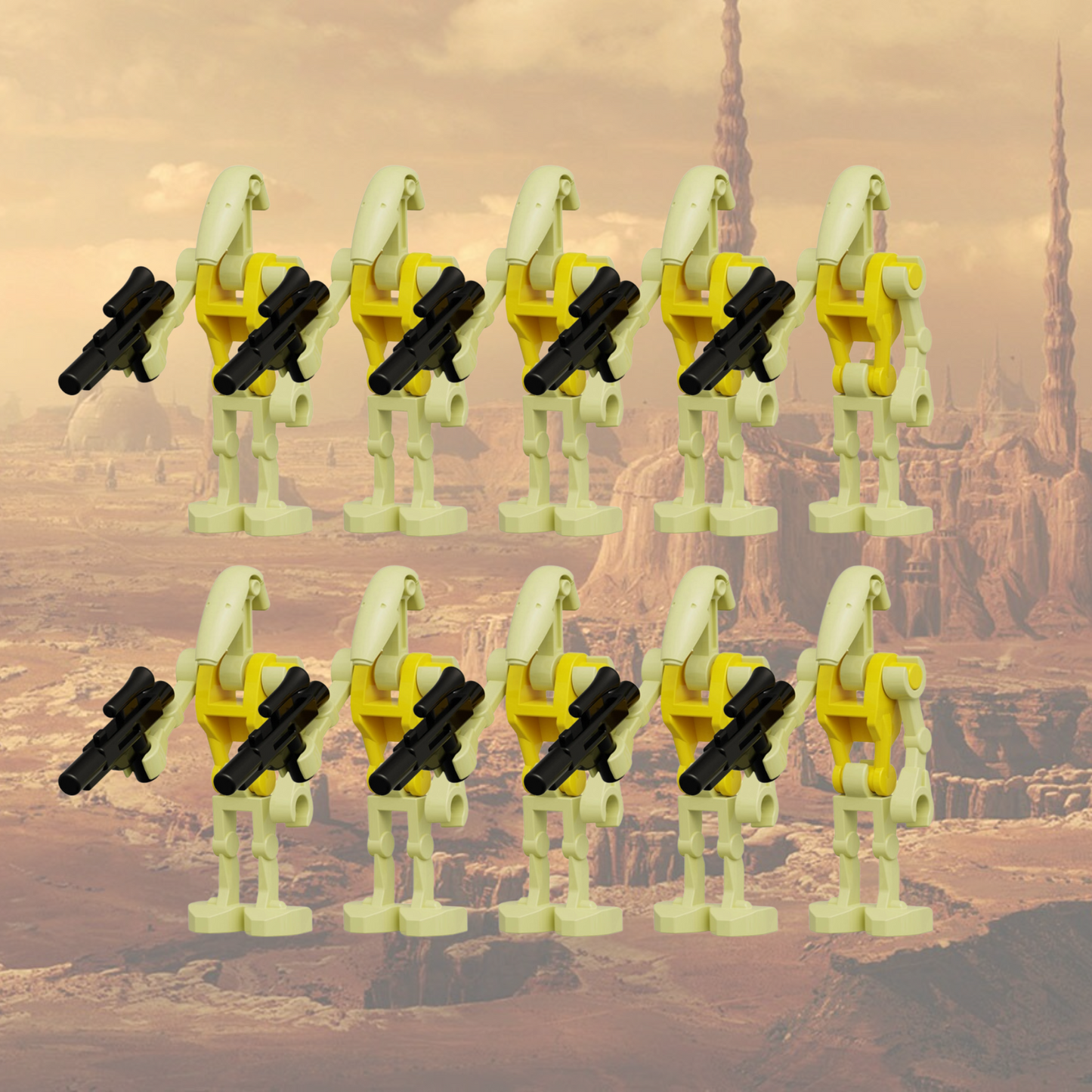 Star Wars Command Battle Droid Minifigure Battle Pack